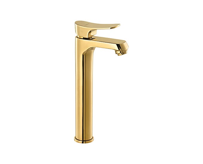 Perla single lever extended basin mixer