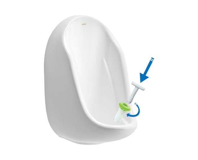 Capriana waterless urinal