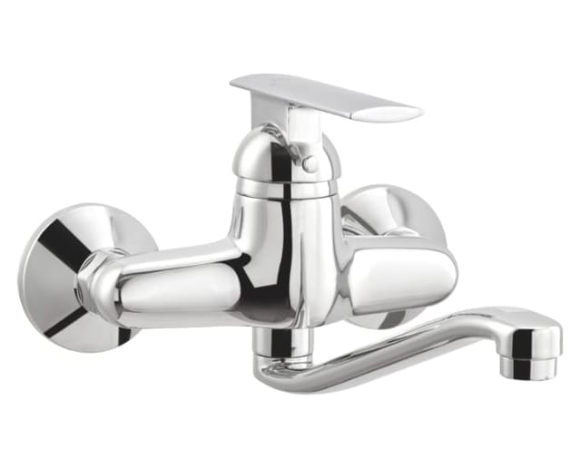 Titanium single lever sink mixer