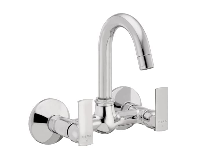 Titanium sink mixer