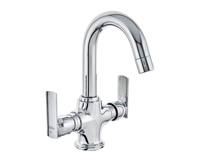 Titanium basin mixer