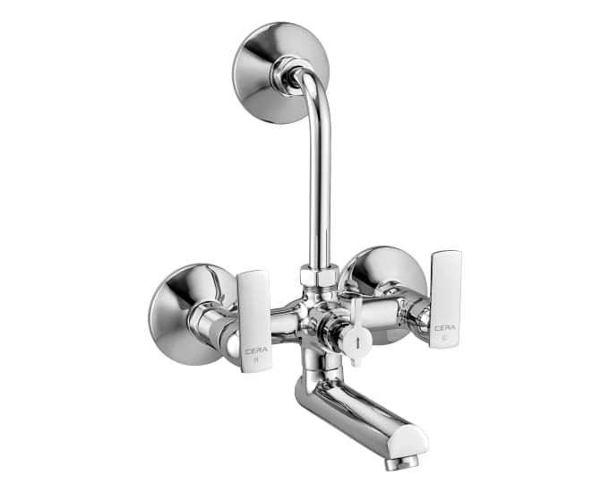 Titanium wall mixer