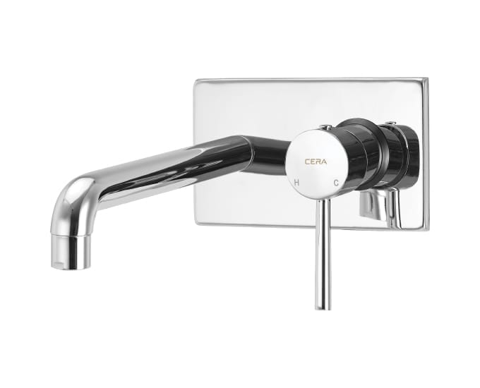 Fountain single lever basin mixer