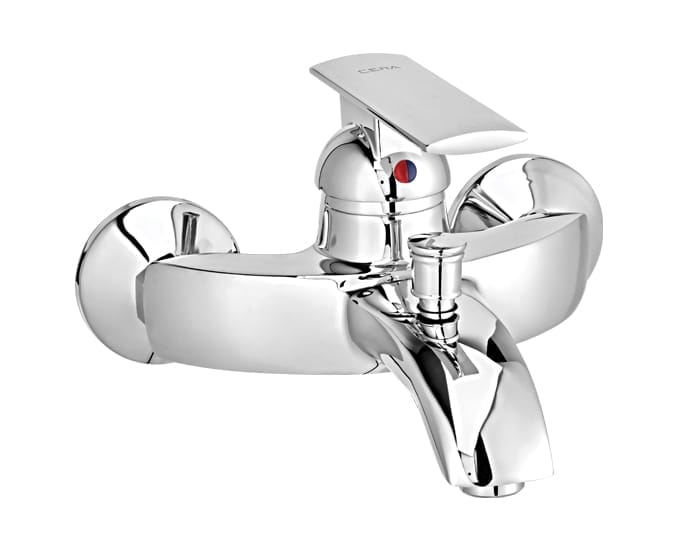 Titanium single lever wall mixer