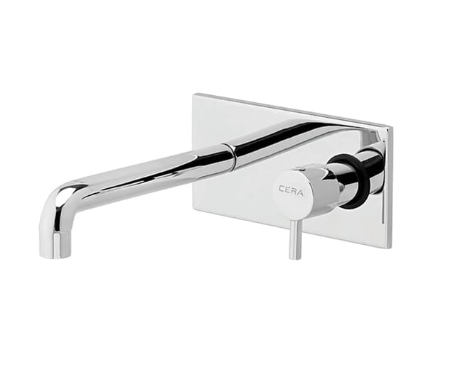 Wall mounted basin spout