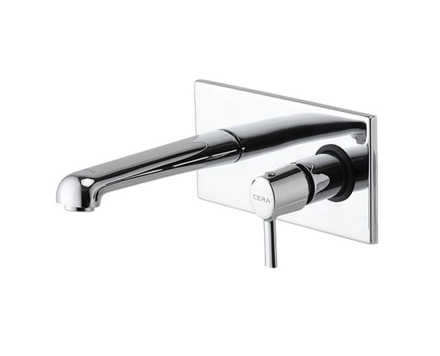 Wall mounted basin spout