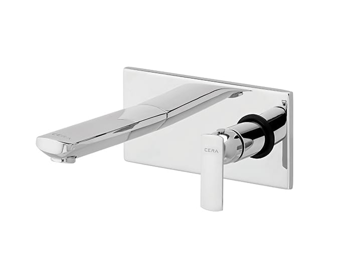 Wall mounted basin spout