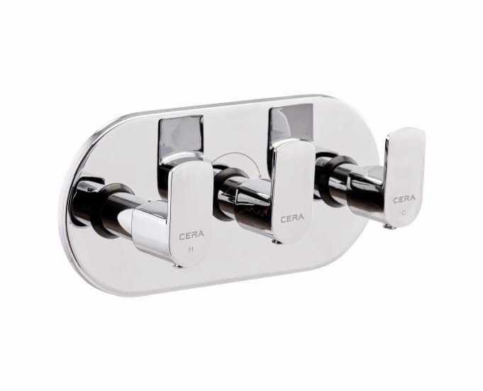 CHROMO 4-WAY SINGLE LEVER DIVERTER