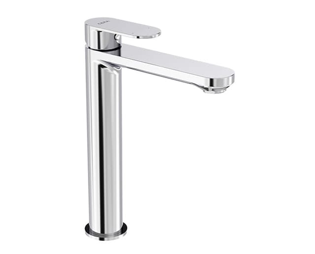 Curve single lever extended basin mixer