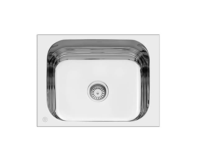 QUATRINO Single Bowl Sink 24x18 Gloss