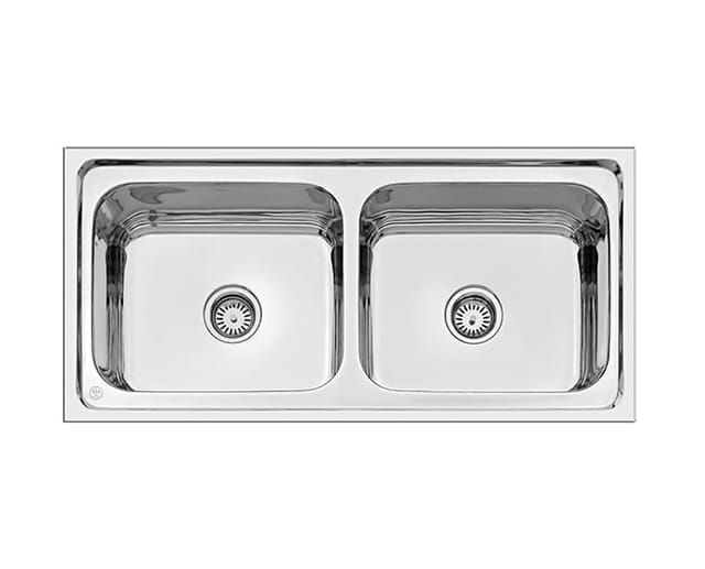 QUATRINO Double Bowl Sink 40x20 Gloss