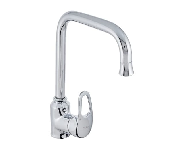 Carbon single lever sink mixer