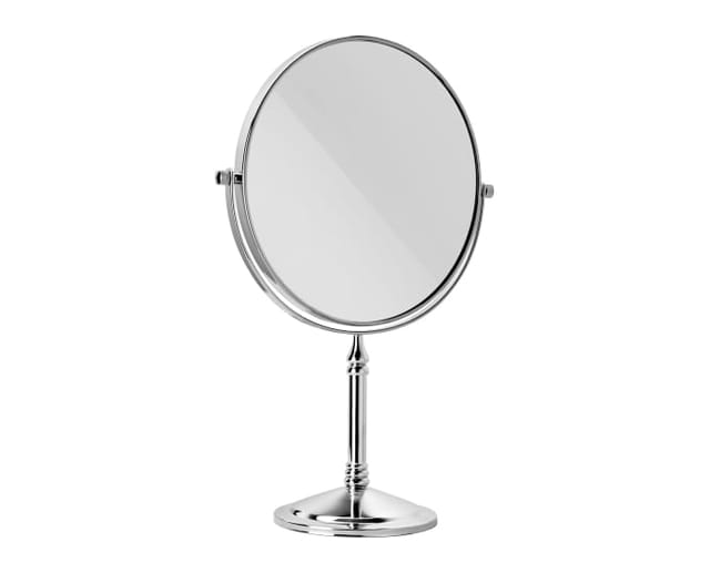 TABLE MOUNTED SHAVING MIRROR