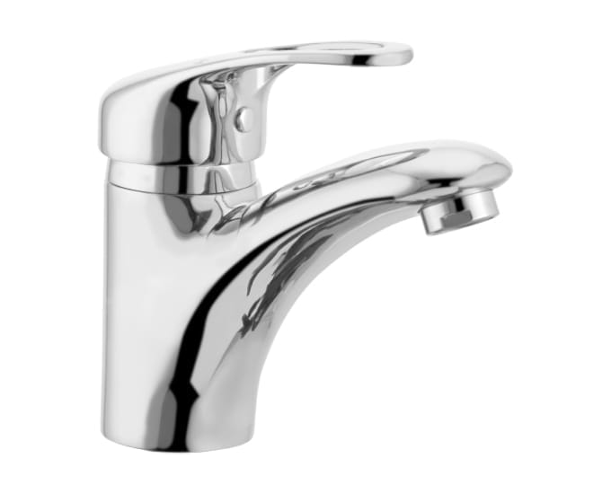 Carbon single lever basin mixer