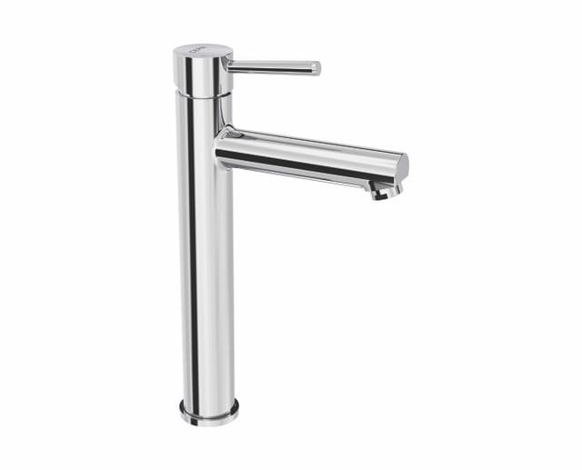 Fountain single lever extended basin mixer